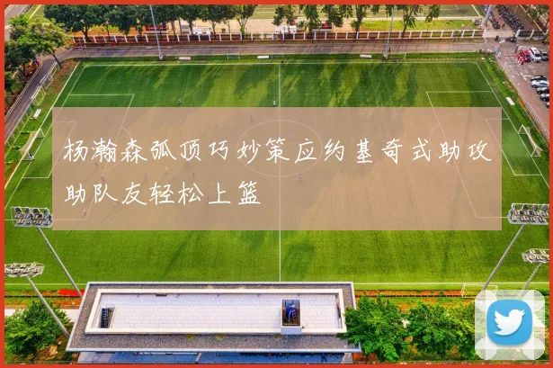 杨瀚森弧顶巧妙策应约基奇式助攻助队友轻松上篮